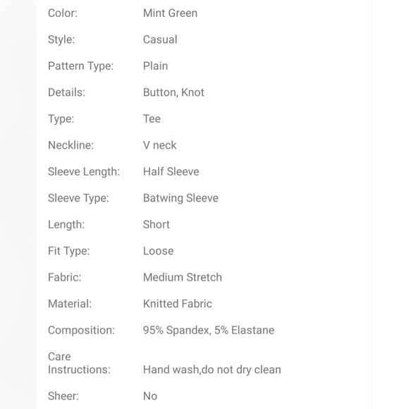 NEW - Emery Rose - Romper - Batwing - Front Tie - Size 4X - Picture 5 of 5